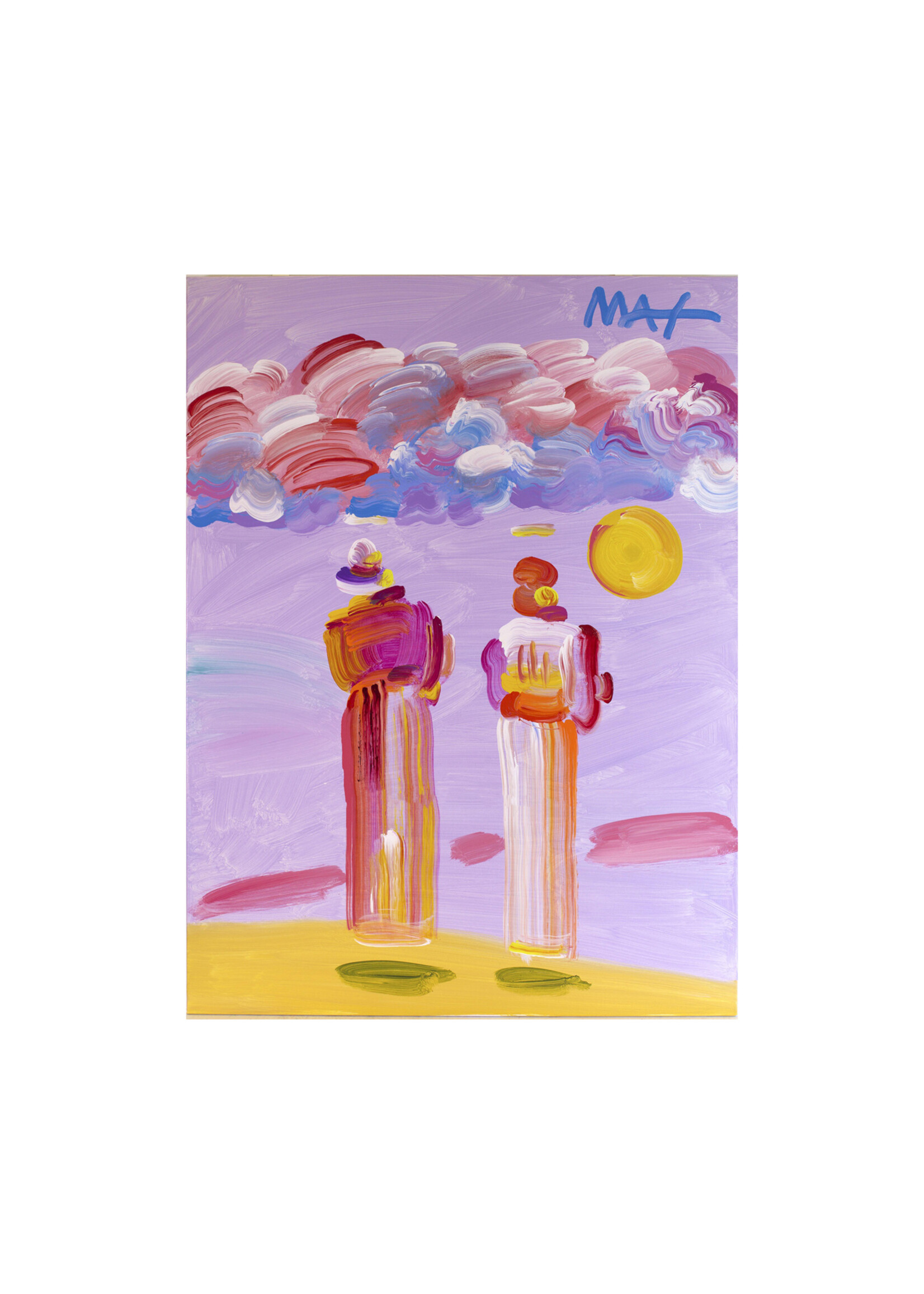 Peter Max Peter Max "Two Sages Looking at Sunrise"