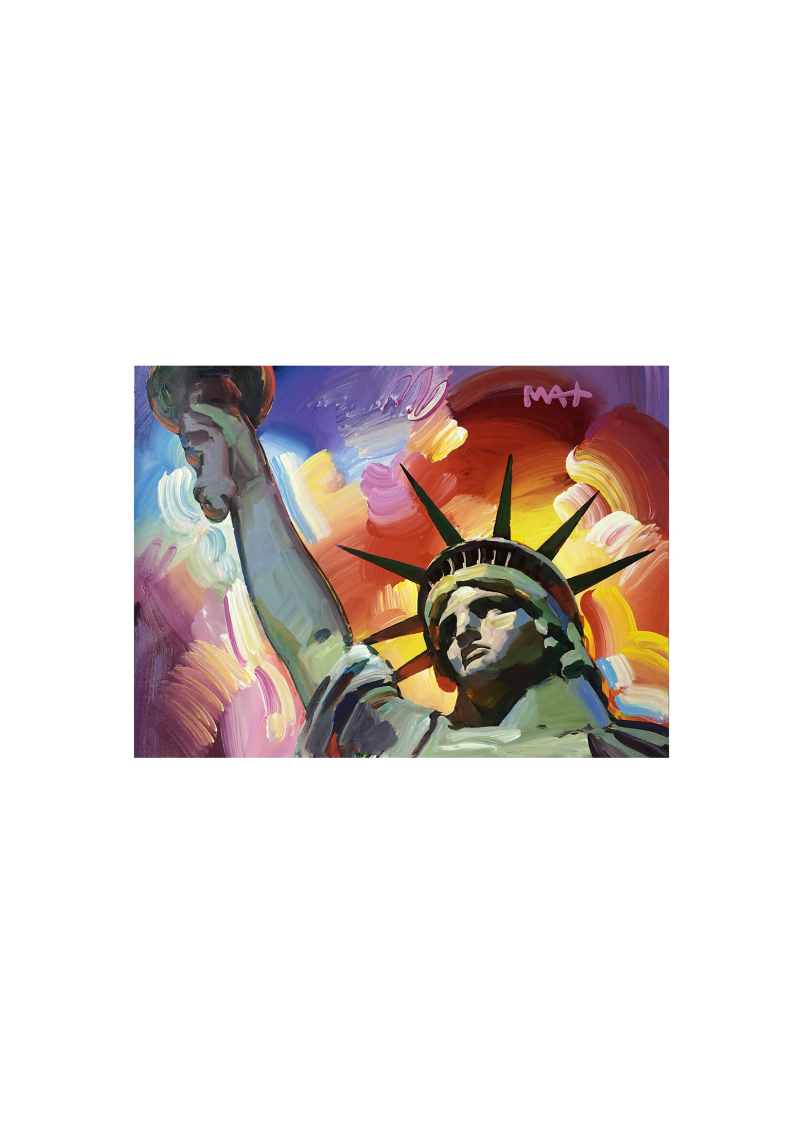 Peter Max Peter Max "Statue of Liberty (Fireworks)"