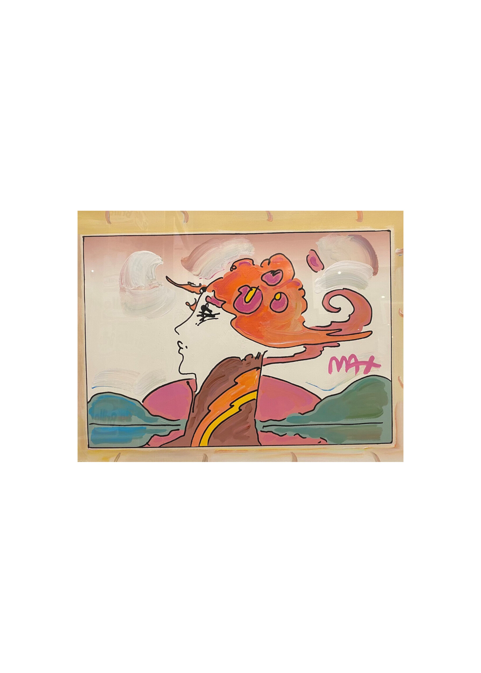 Peter Max Peter Max "Mountain Girl"