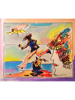 Peter Max Peter Max "Runner and Flying Sage"