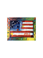 Peter Max Peter Max "Flag with Heart"