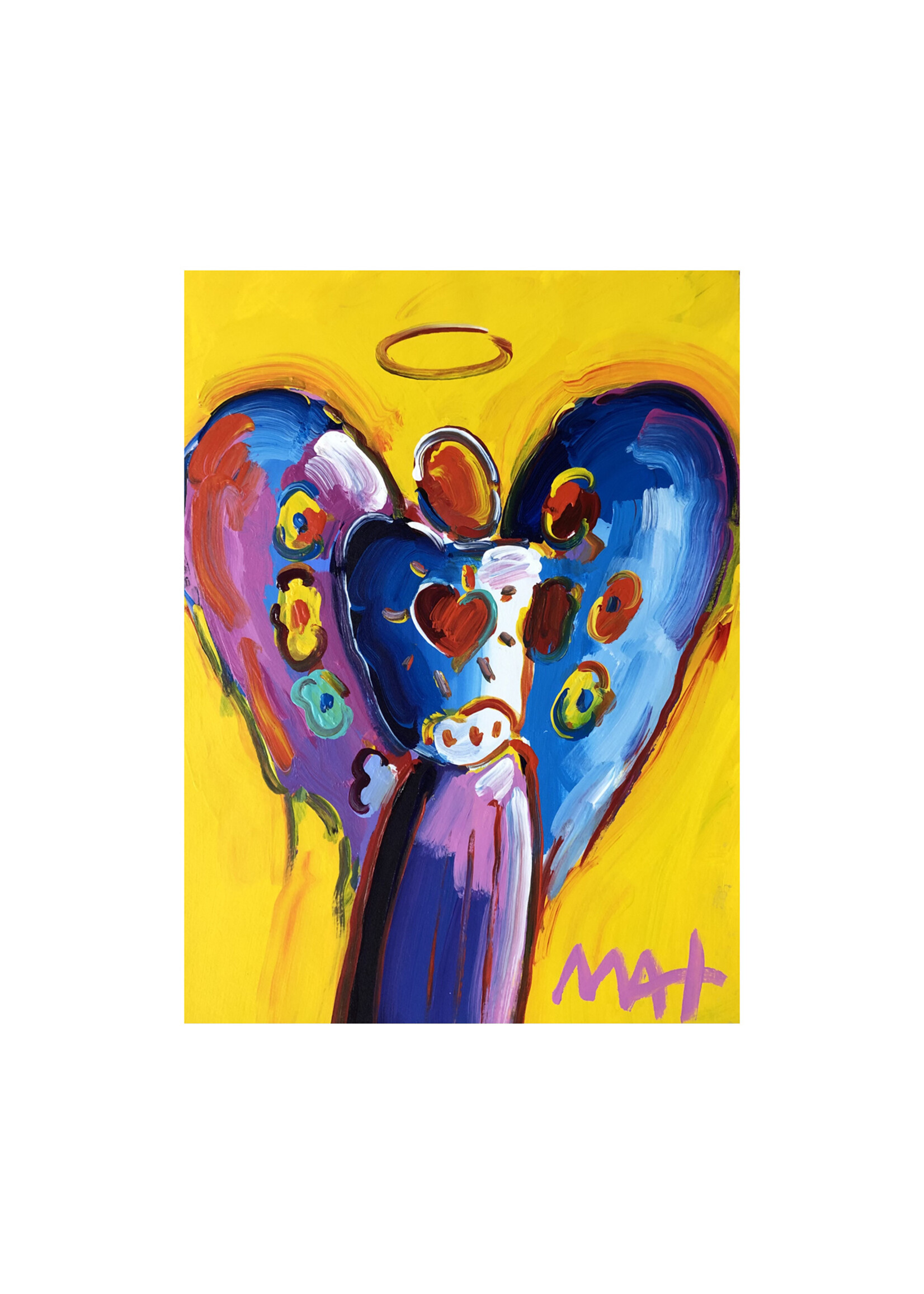 Peter Max Peter Max "Angel with Heart"