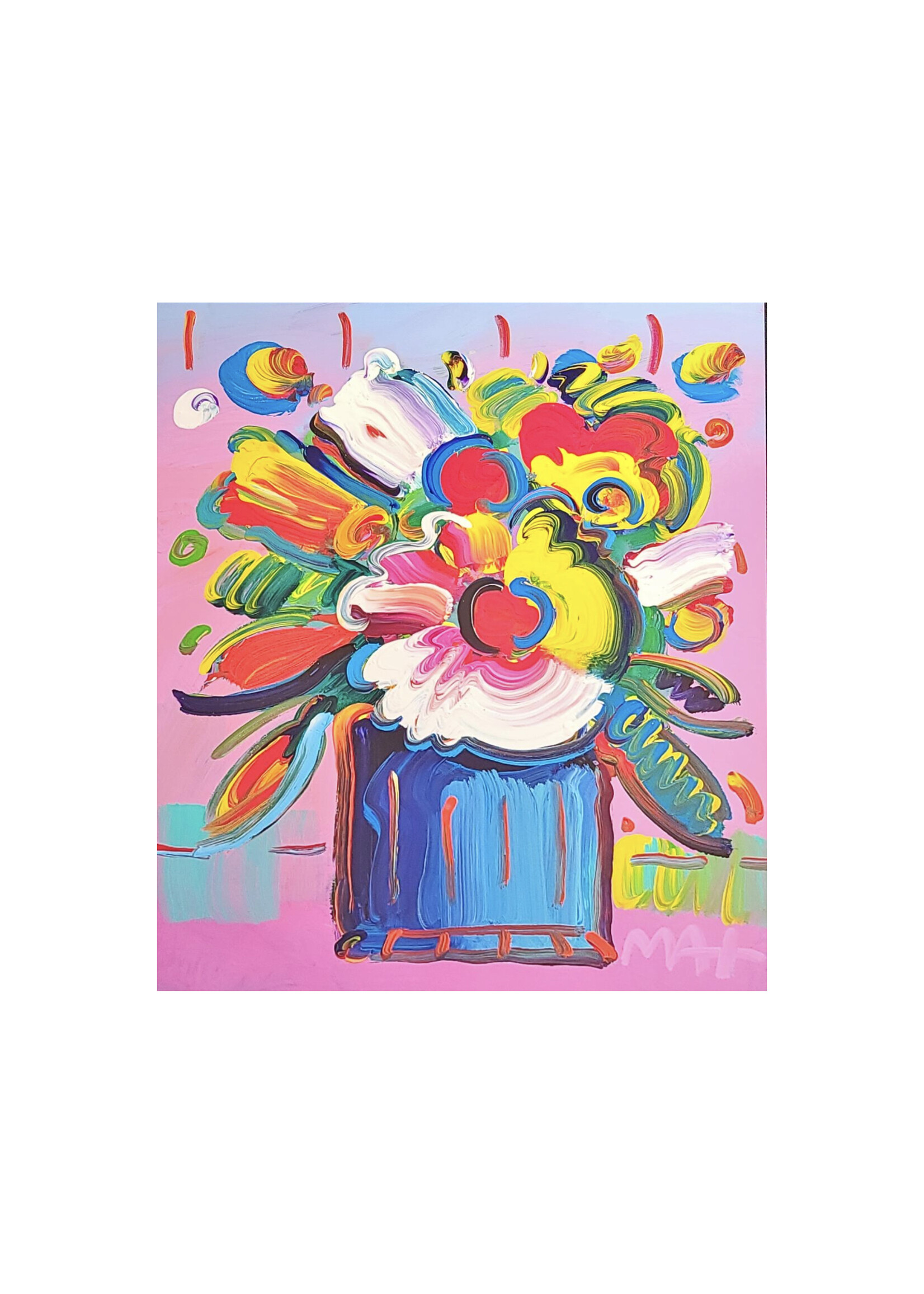 Peter Max Peter Max "Abstract Flowers"