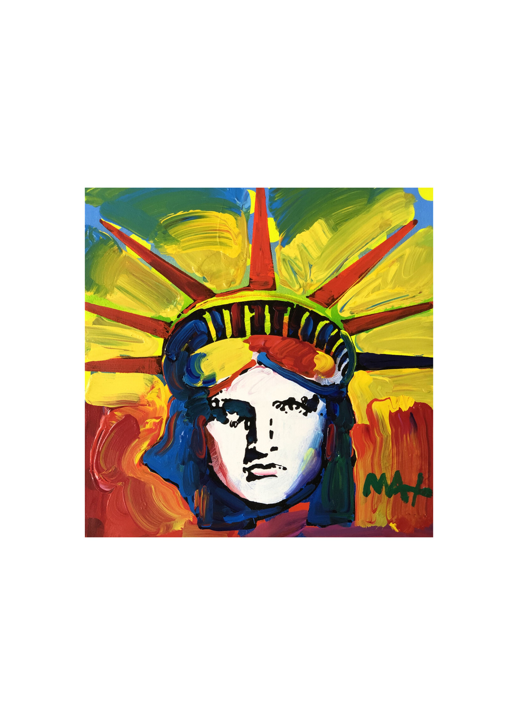Peter Max Peter Max "Liberty Head"