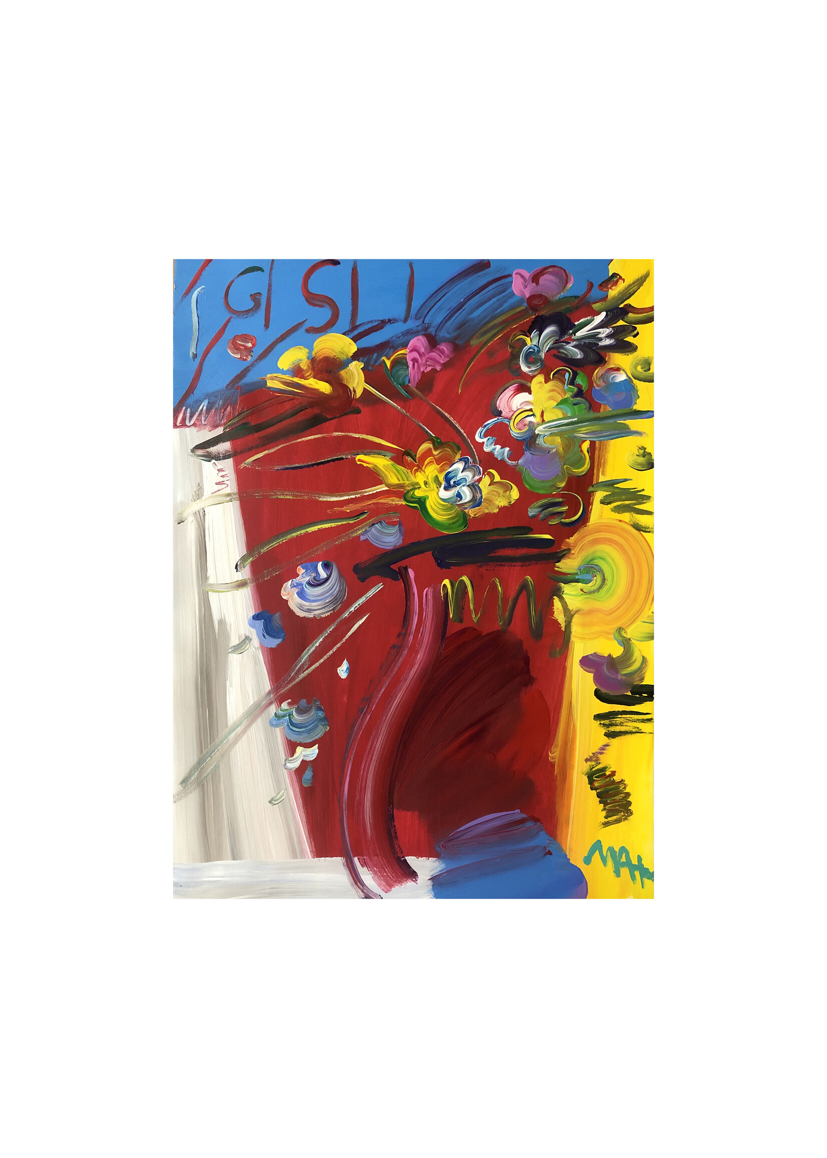 Peter Max Peter Max "Vase of Flowers"