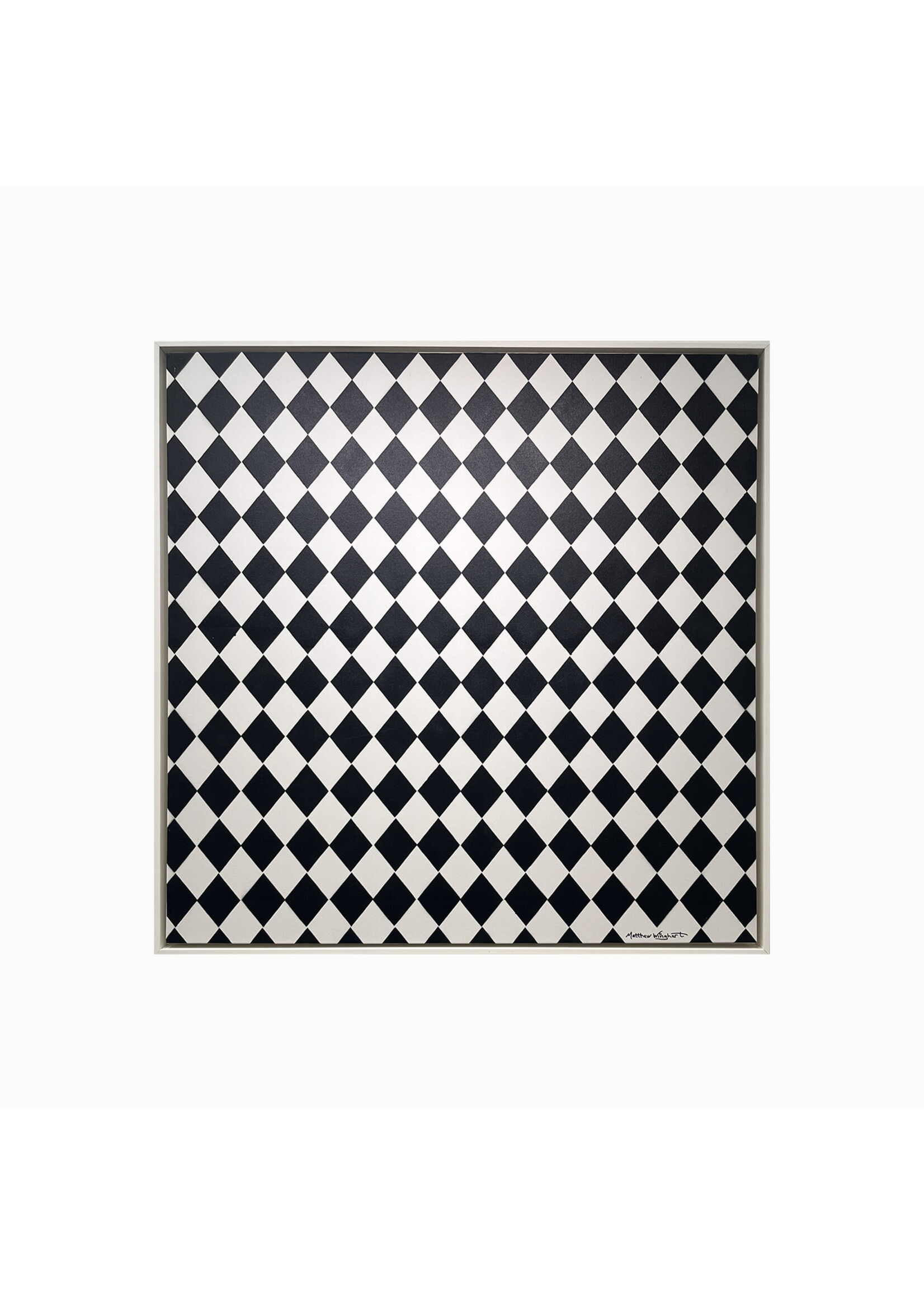 Matthew Winghart Matthew Winghart "Black and White Harlequin"