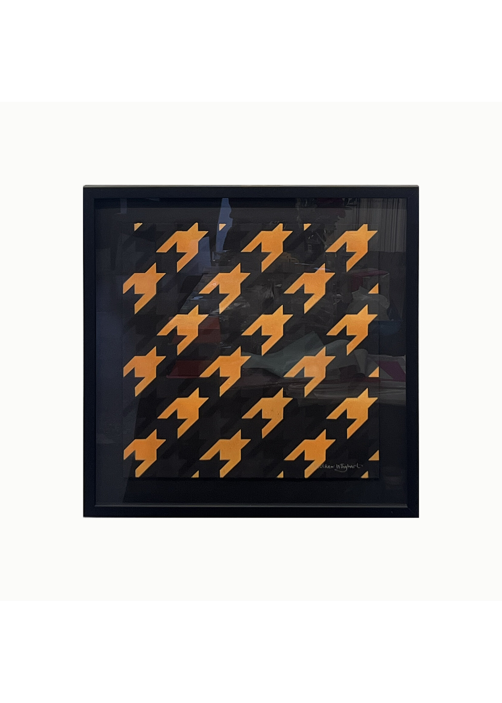 Matthew Winghart Matthew Winghart "Black and Orange Houndstooth"