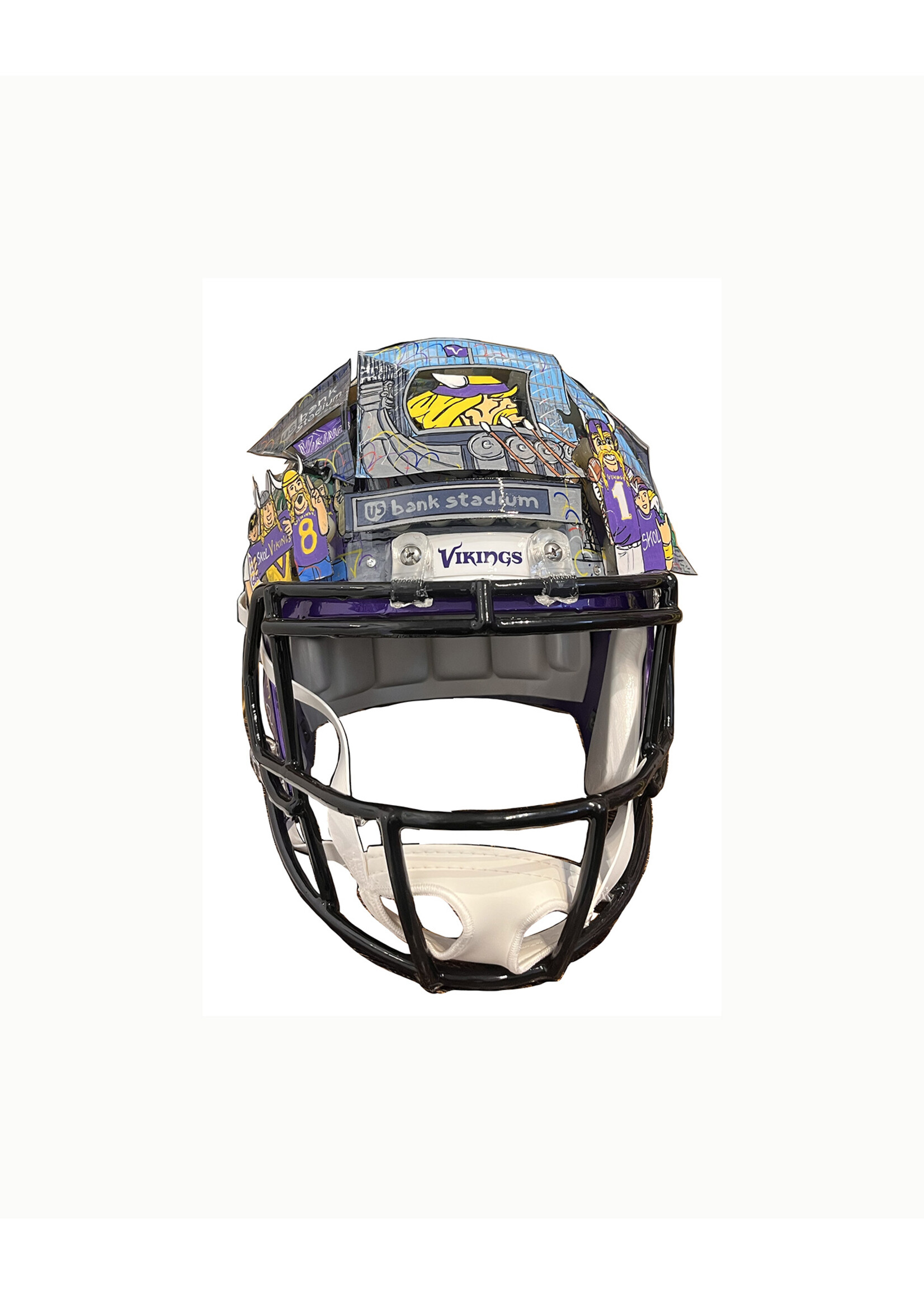 Charles Fazzino Charles Fazzino "Minnesota Vikings Helmet"