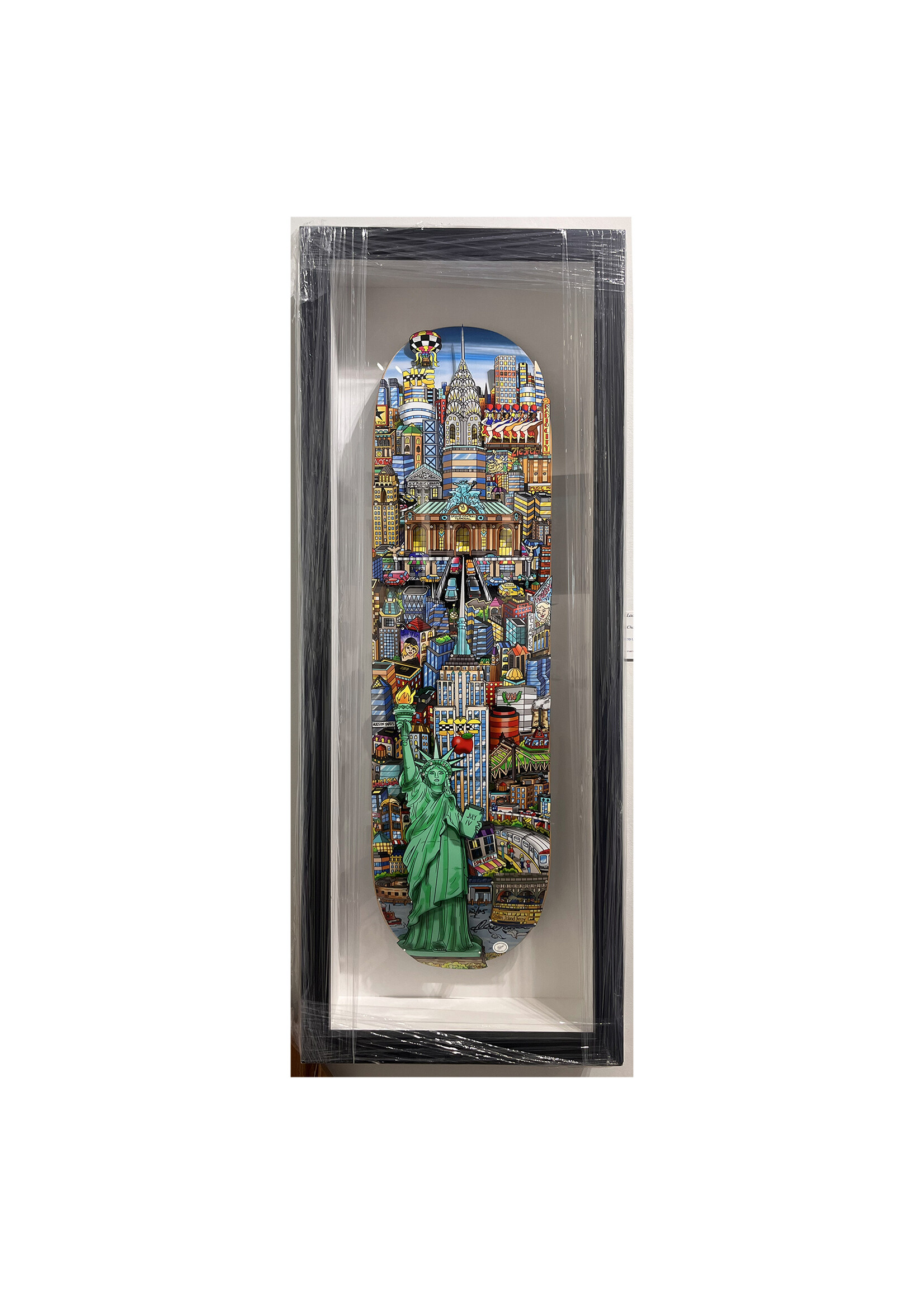 Charles Fazzino Charles Fazzino "Lady Liberty Skateboard Deck"