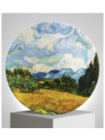 Porcelain Plate "Wheat Field with Cypresses" after Van Gogh
