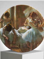 Porcelain Plate Edgar Degas "Danseuses"