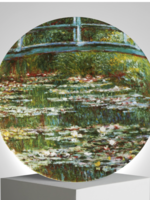 Porcelain Plate "Bridge over a Pond of Waterlilies" Claude Monet