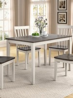 Crown Mark CROWN MARK BRODY 5-PK DINETTE WHT/GREY