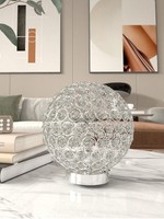 Crown Mark CROWN MARK CRYSTAL GLOBE PRISM TABLE LAMP