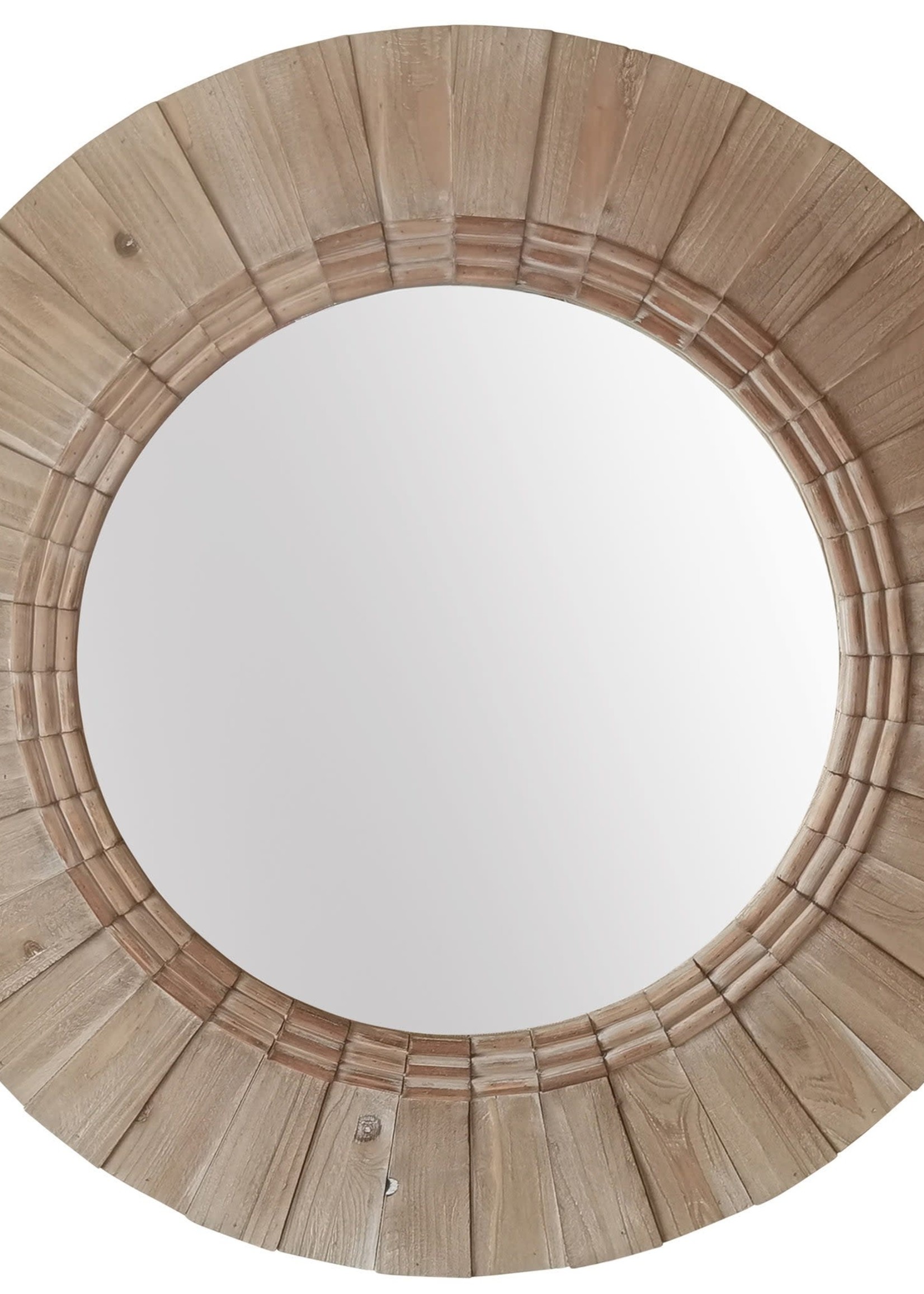 Style Craft SC ROUND WOODEN WALL MIRROR