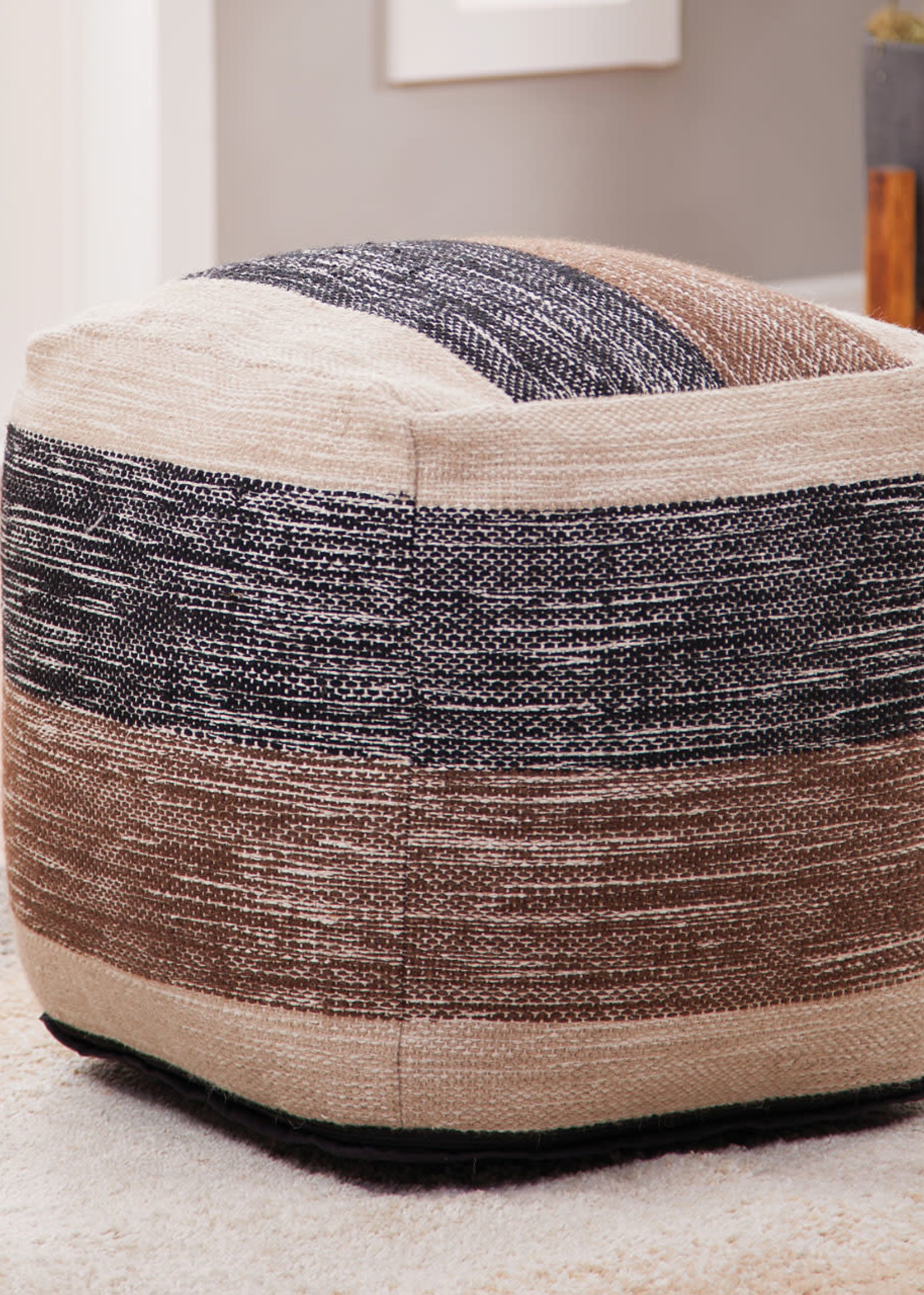 Steve Silver Jamal Handwoven Pouf