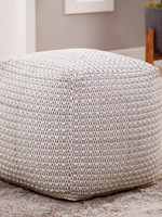 Steve Silver Hakim Handwoven Pouf