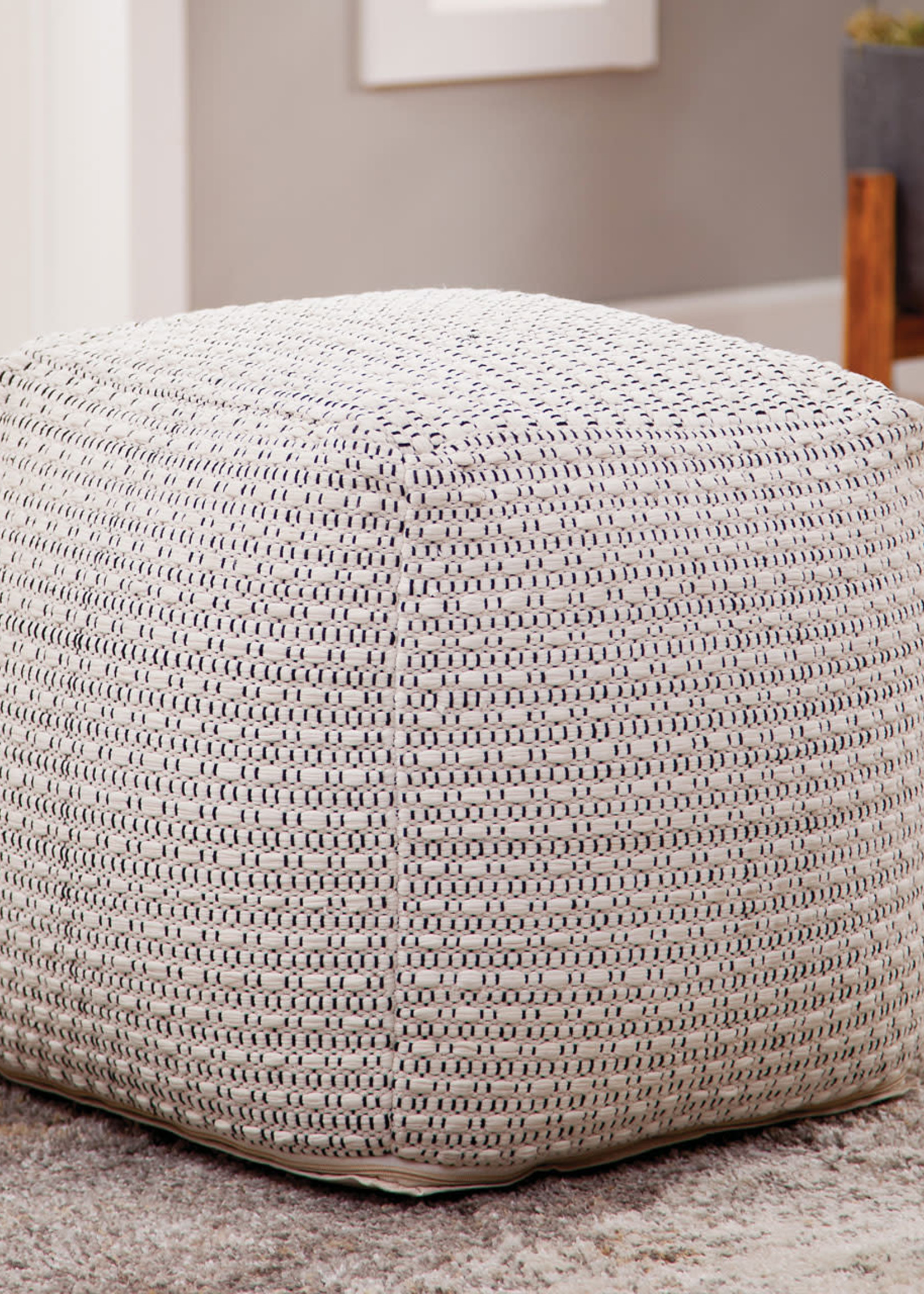 Steve Silver Hakim Handwoven Pouf