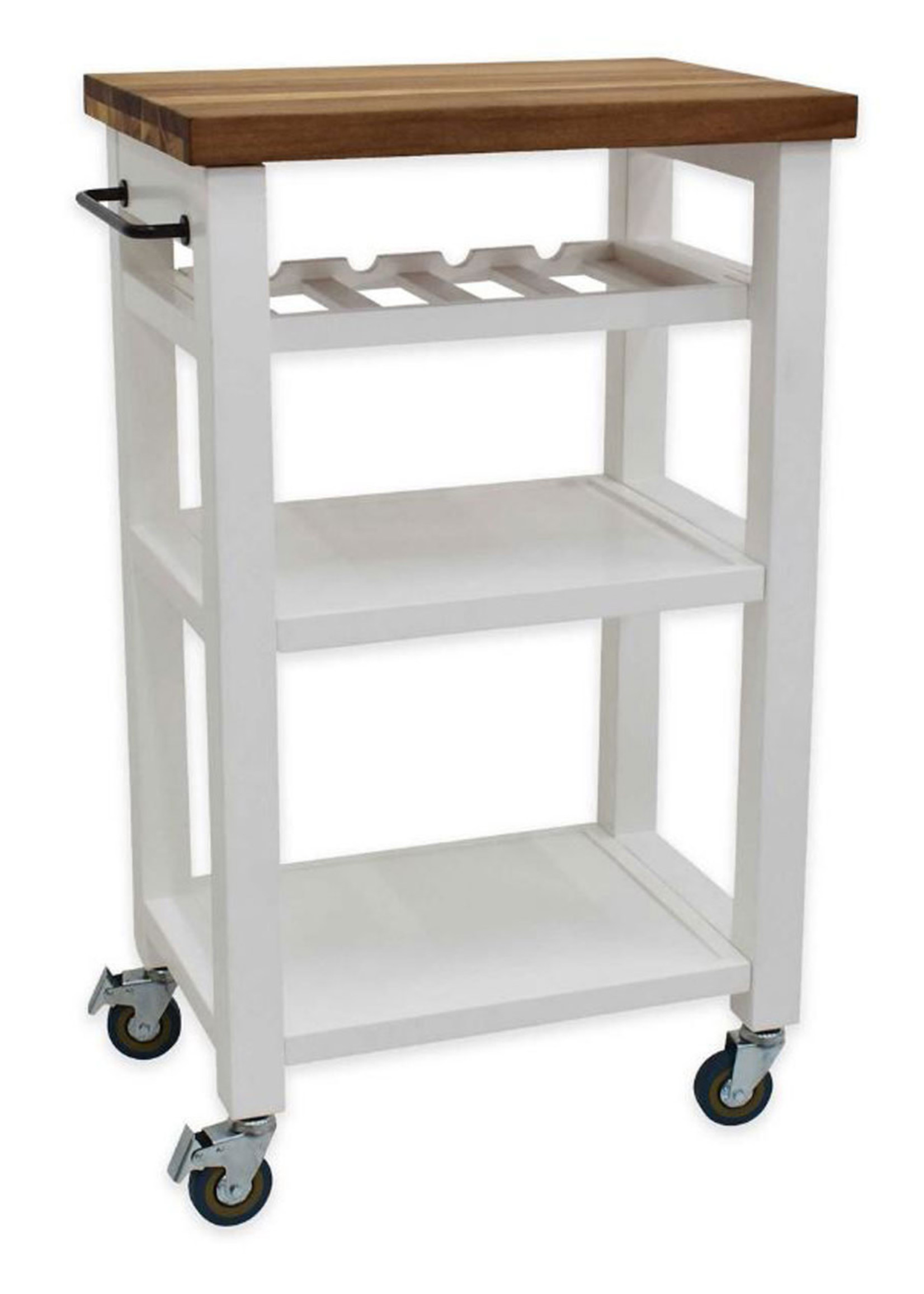 Steve Silver Belden Kitchen Cart, White