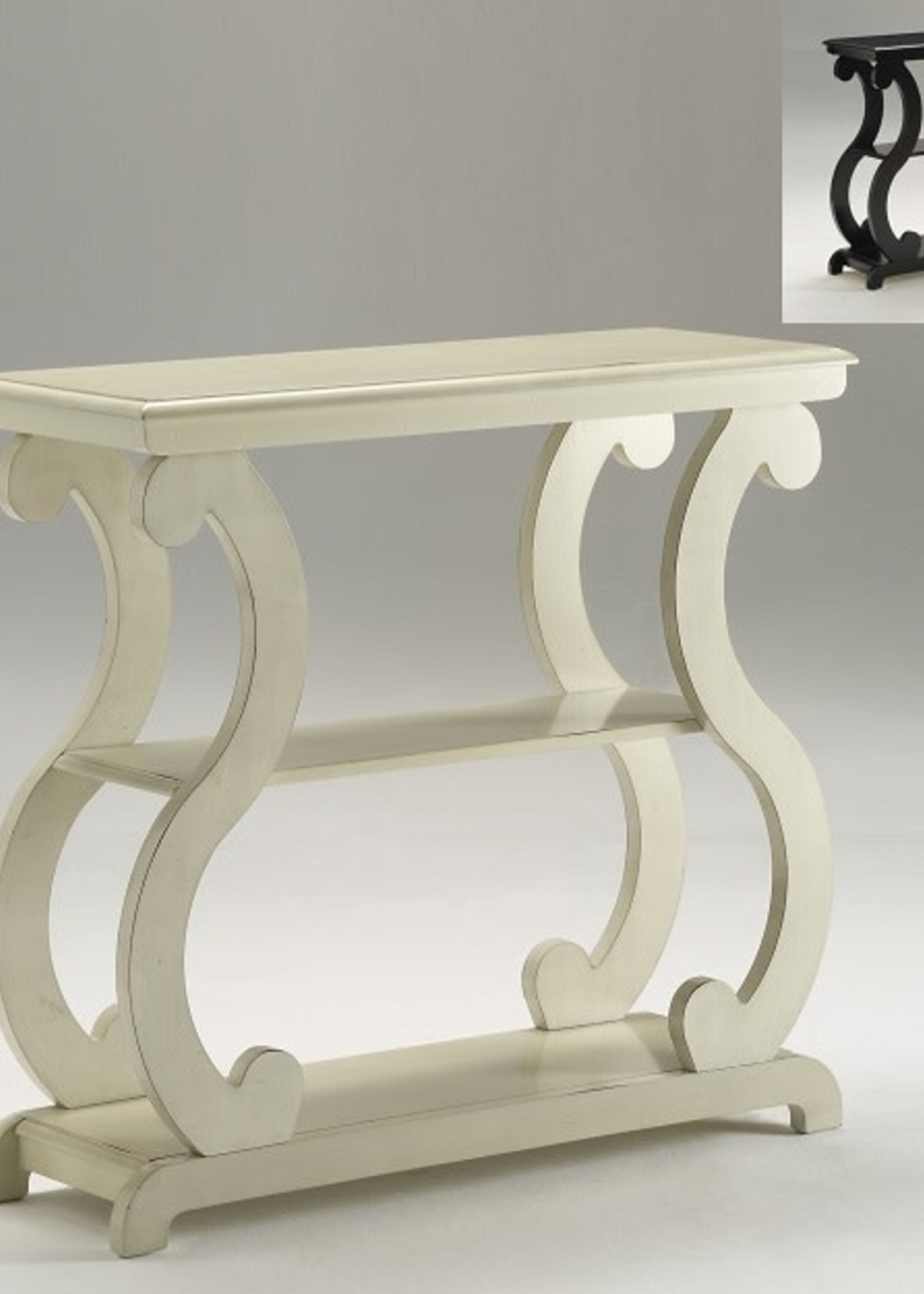 Crown Mark LUCY CONSOLE TABLE IVORY