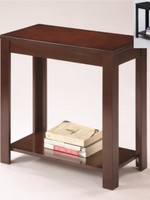 Crown Mark PIERCE CHAIRSIDE TABLE CHERRY