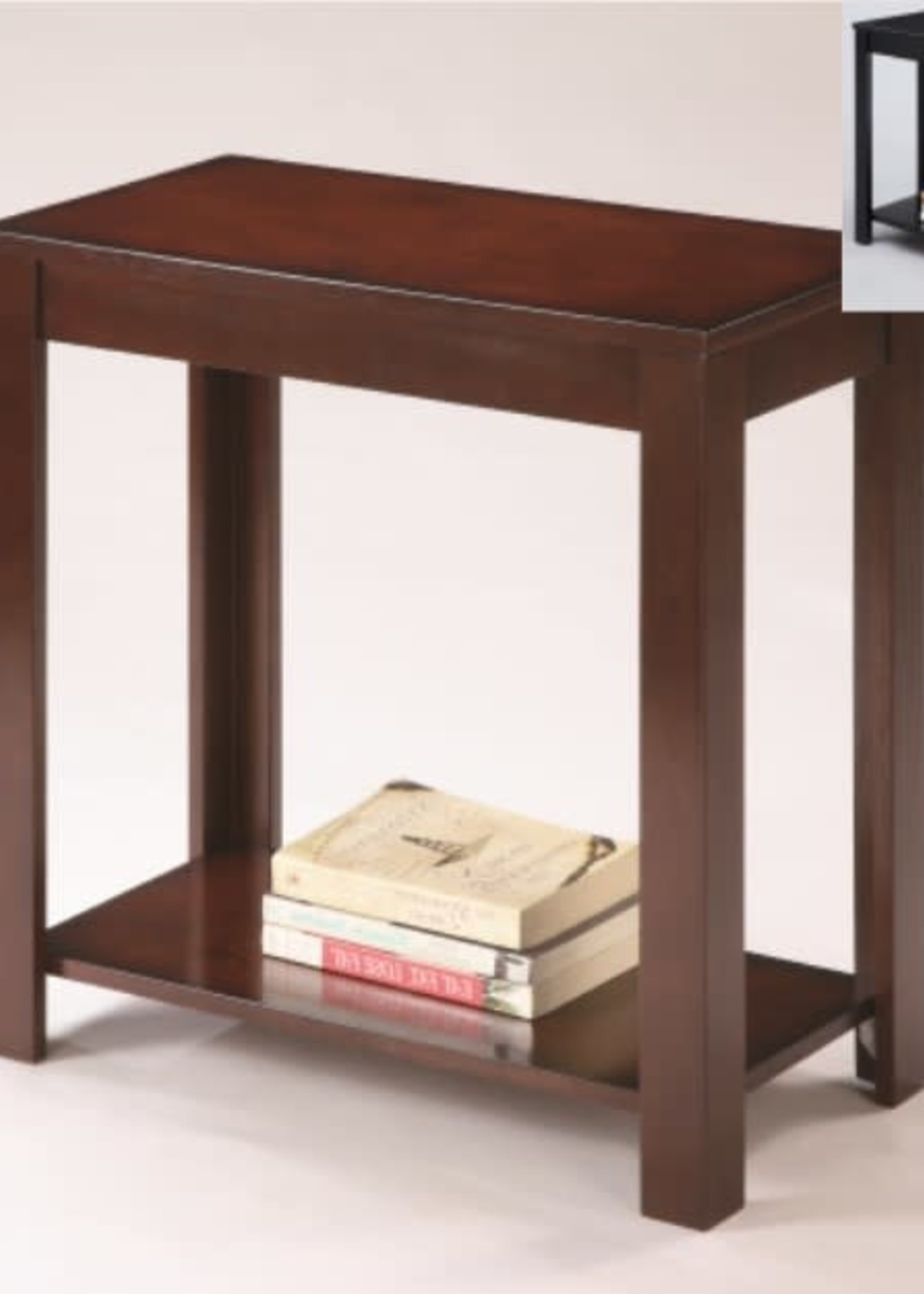 Crown Mark PIERCE CHAIRSIDE TABLE CHERRY