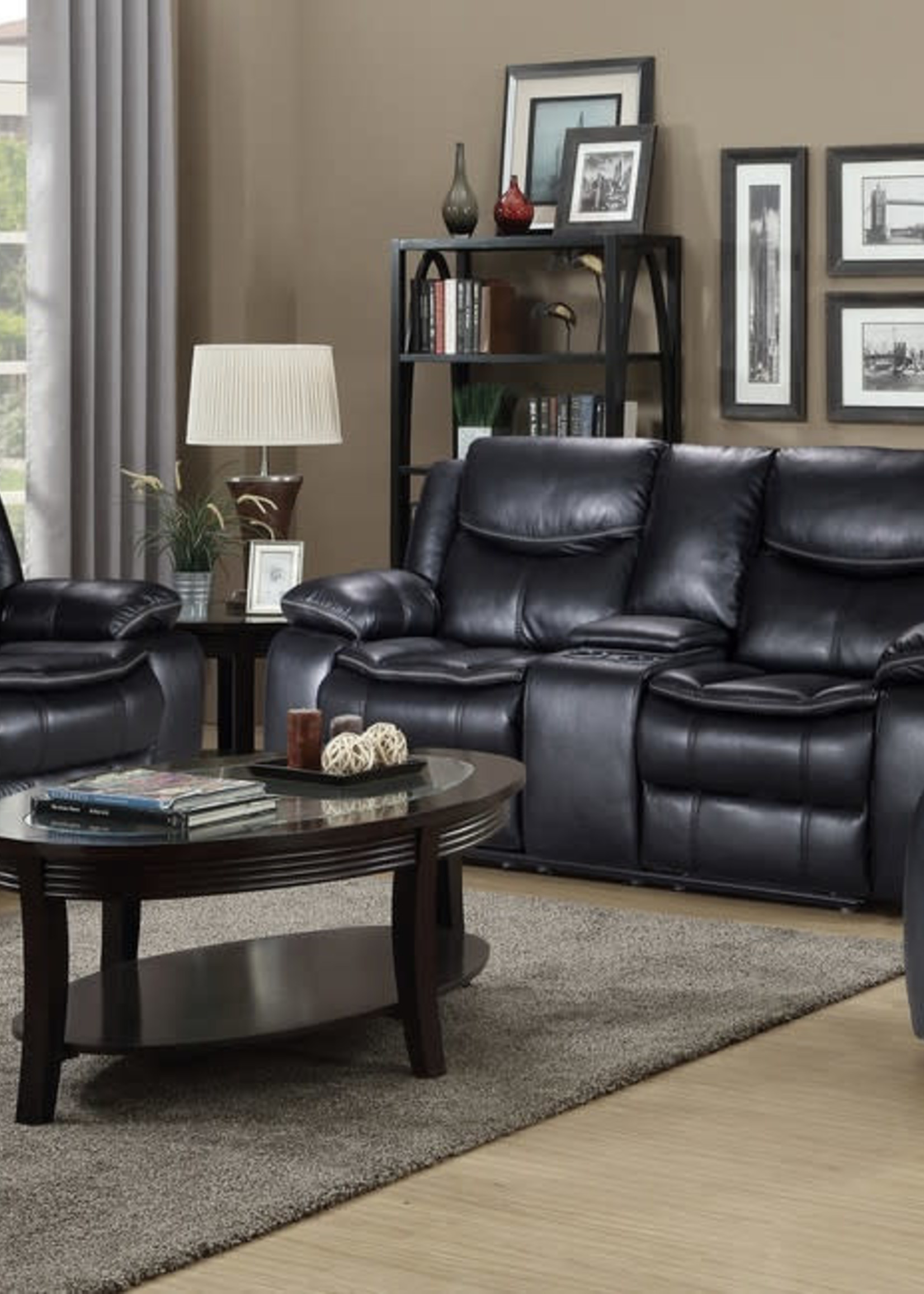 Generation Trade GT EMERSON RECLINING SOFA BLACK