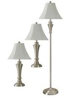 Style Craft SC SILVER FLOOR LAMP