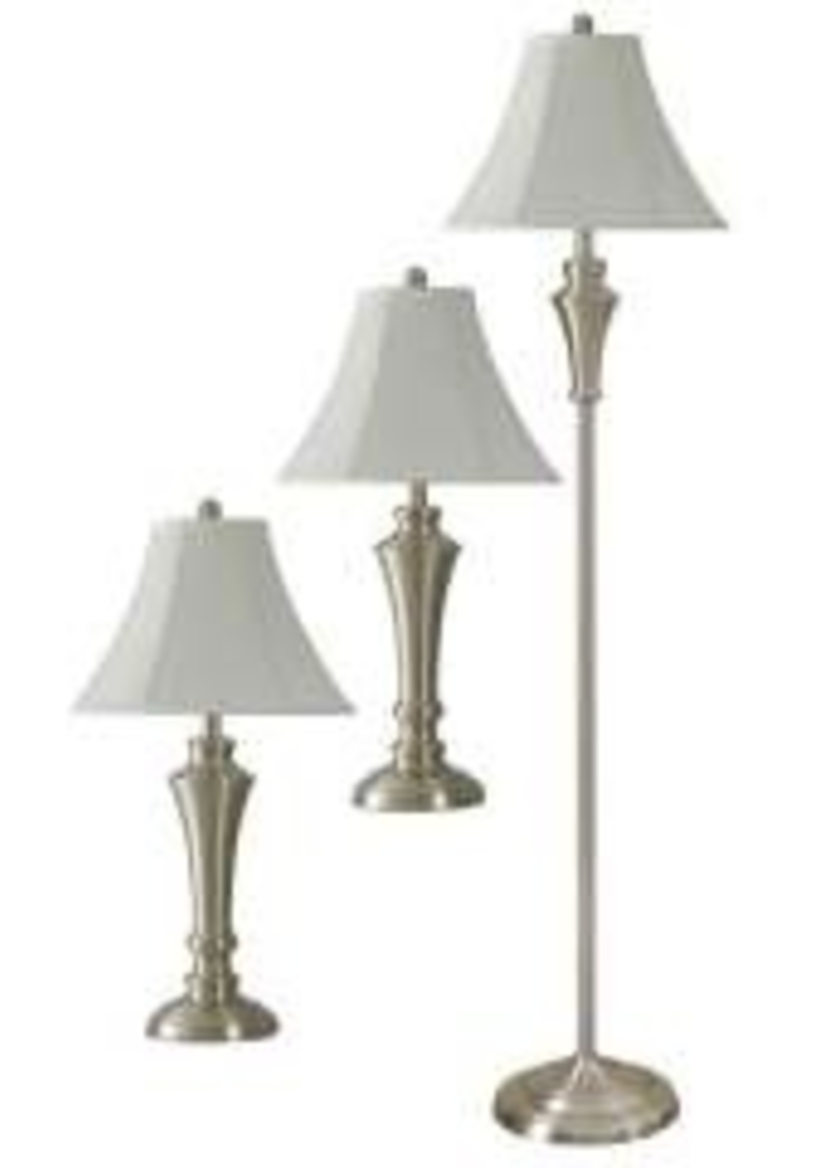 Style Craft SC SILVER FLOOR LAMP