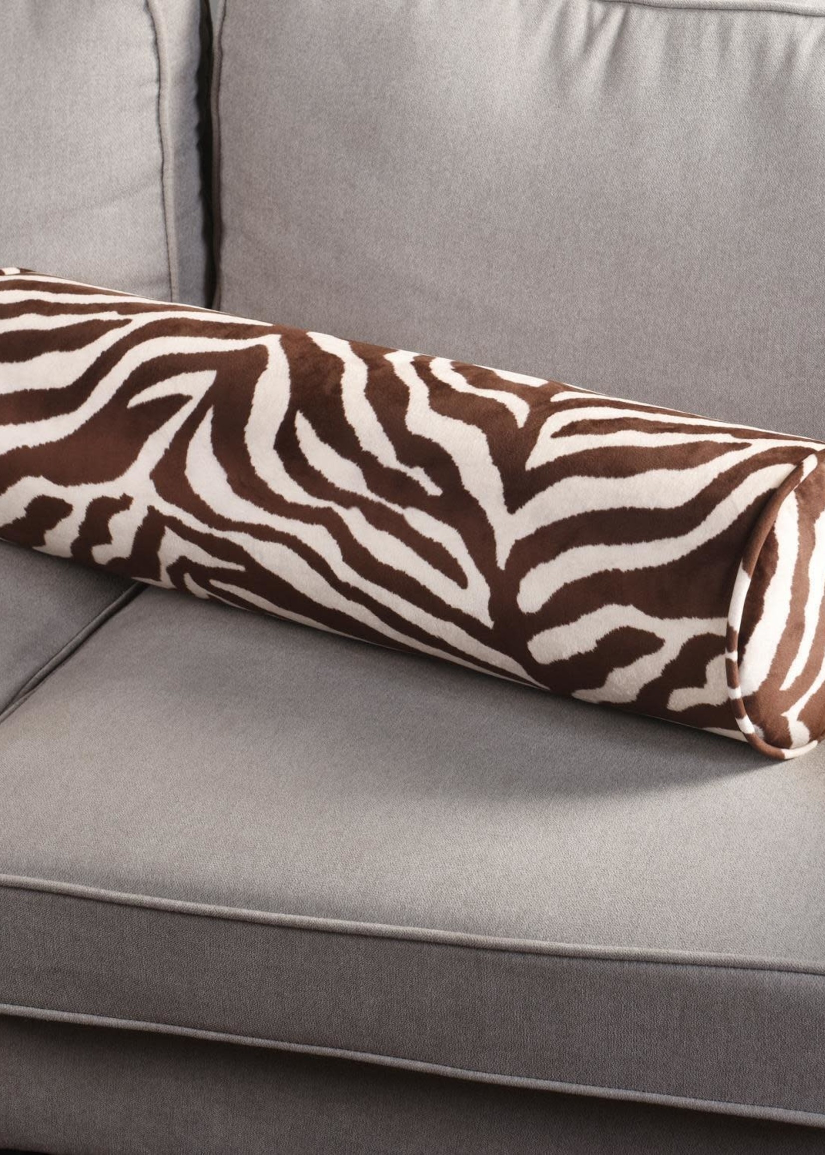 STYLE CRAFT DANN FOLEY LIFESTYLE BROWN ZEBRA BOLSTER