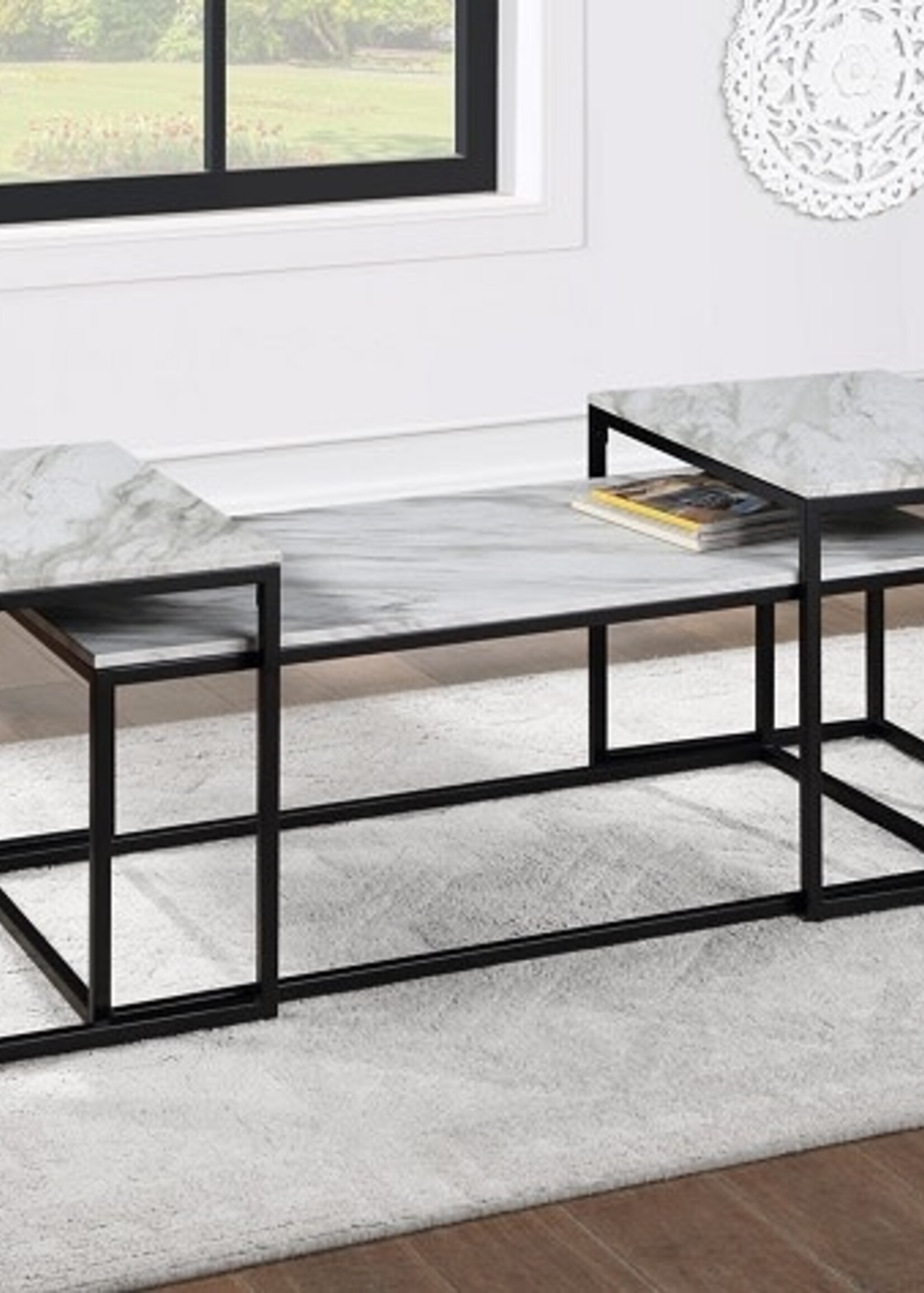 Crown Mark ADOLA 3PCS NESTING TABLES