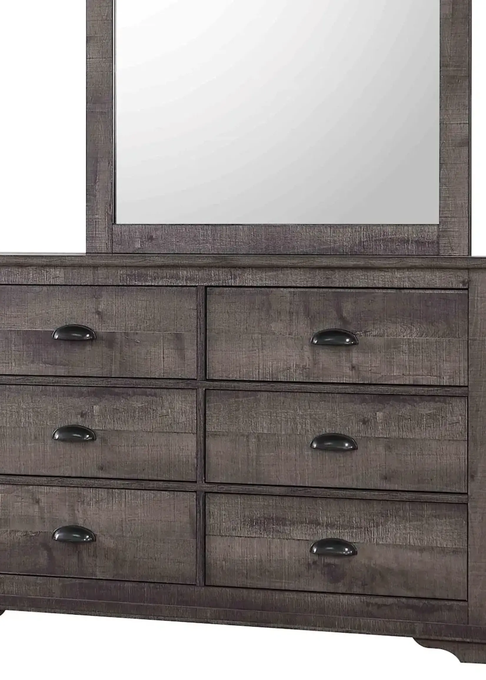 Crown Mark Coralee Dresser Grey