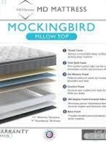 MD MATTRESS MD MOCKINGBIRD PILLOWTOP MATTRESS KING