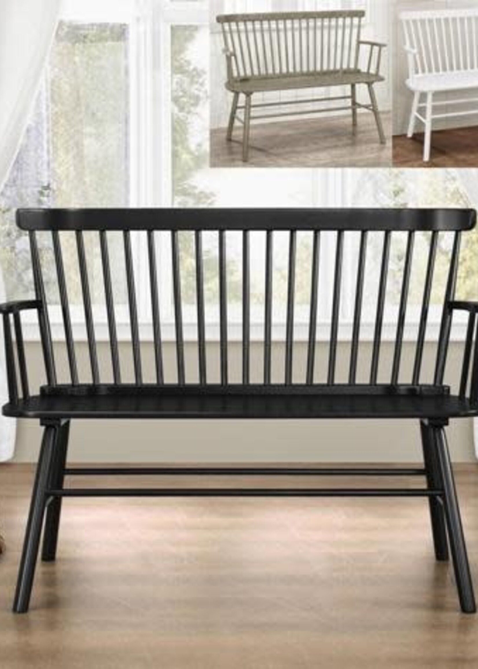 Crown Mark JERIMIAH SPINDLEBACK BENCH