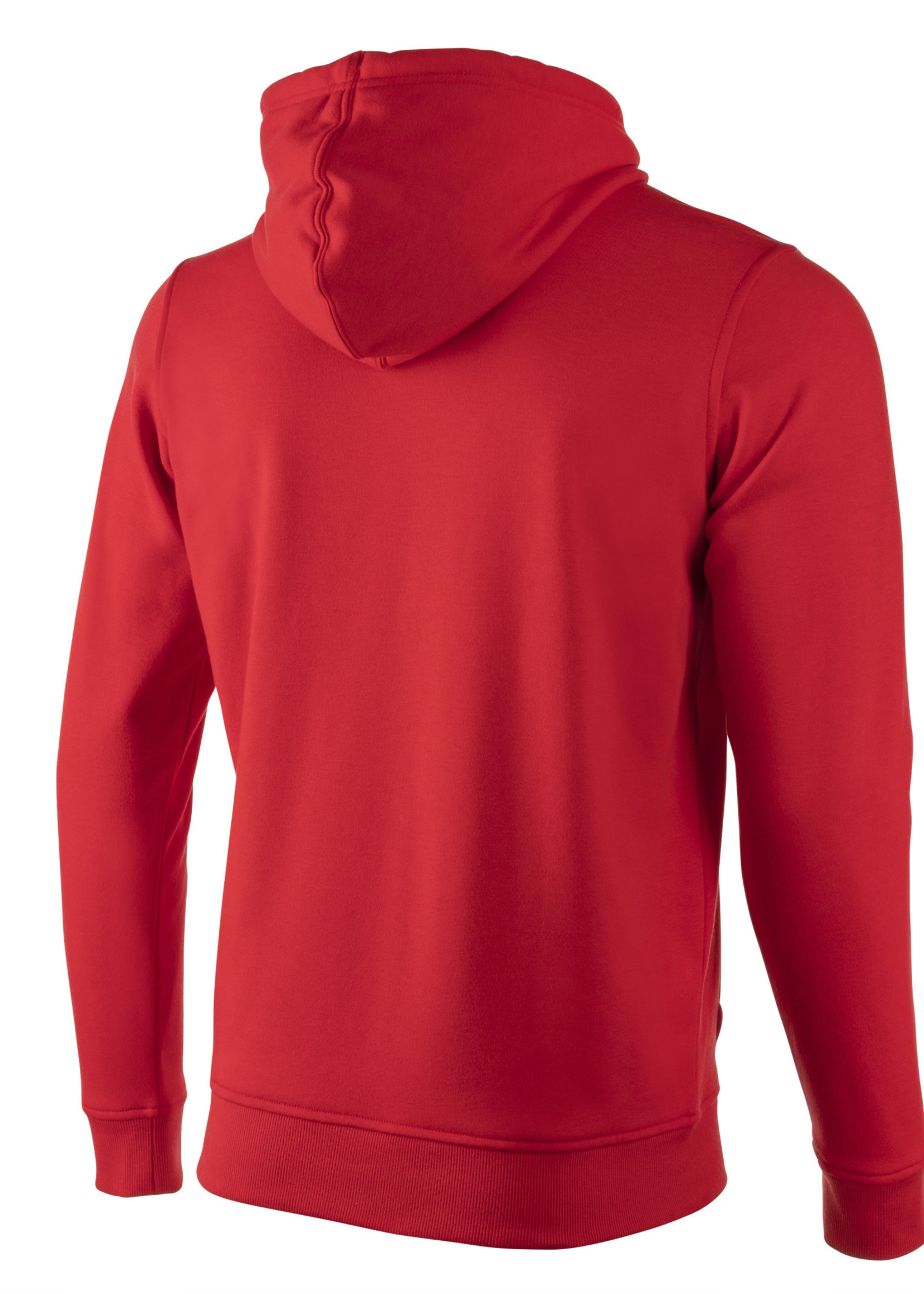 Fleece Hooded Sweatshirt 601 Red