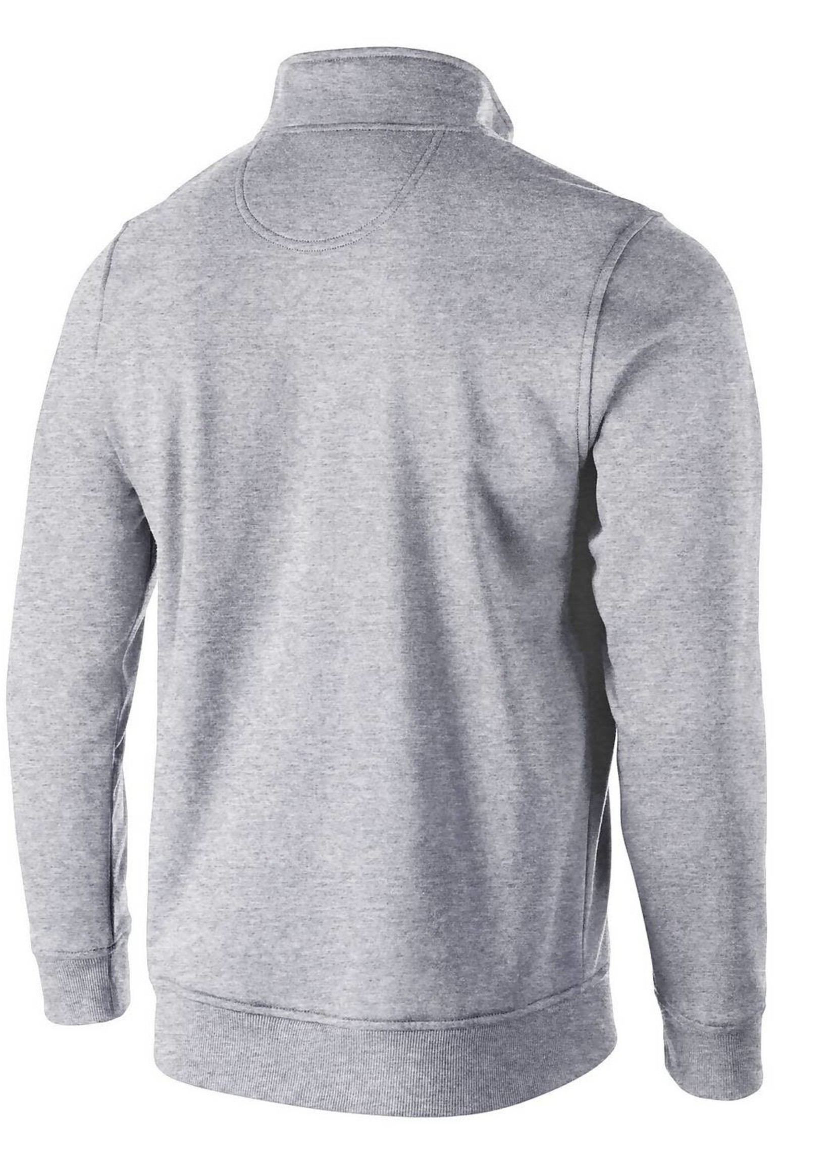 1/4 Zip Fleece Sweatshirt 069 Heather Grey