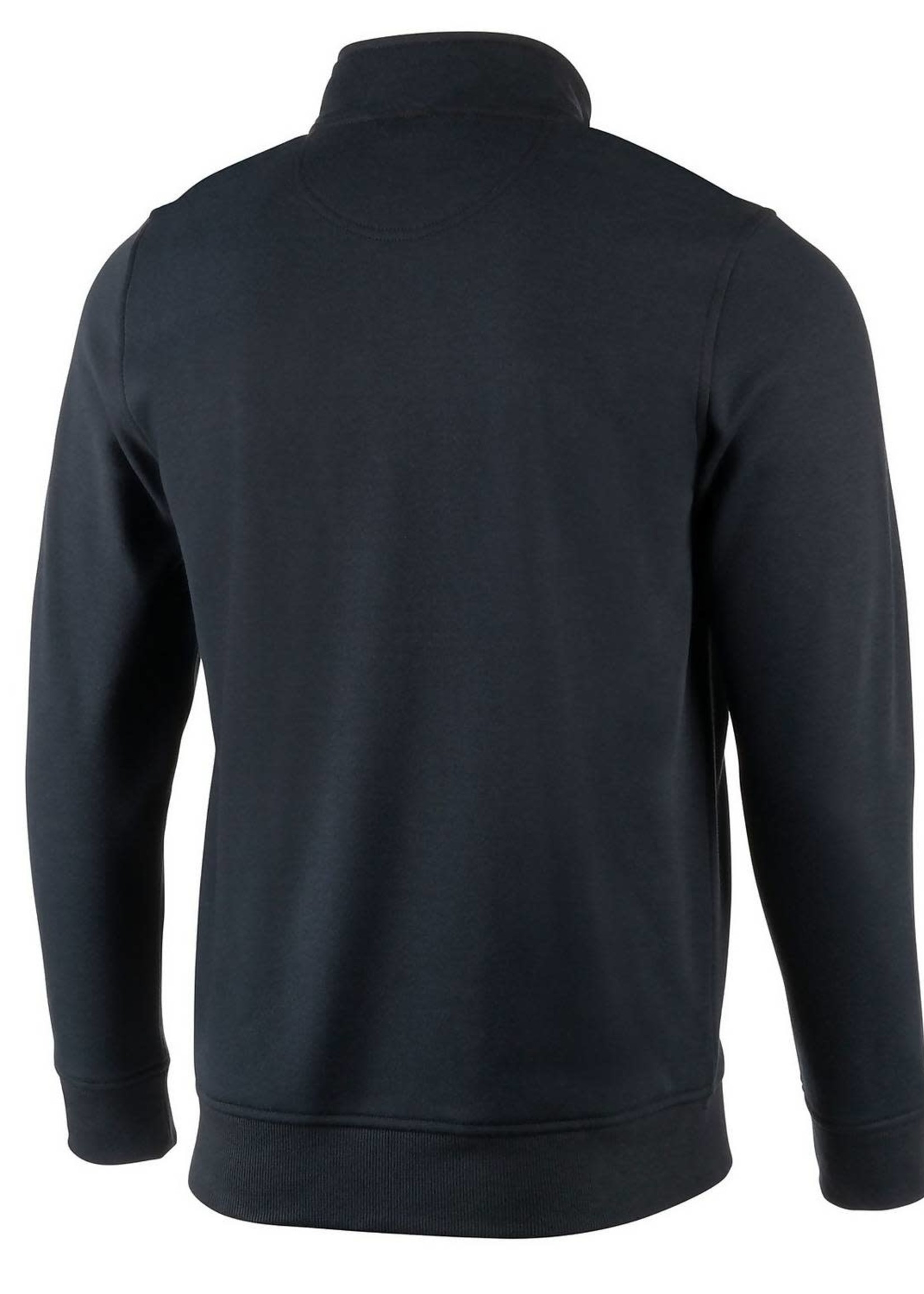 1/4 Zip Fleece Sweatshirt 001 Black