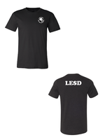 LESD T-shirt with small chest logo on front