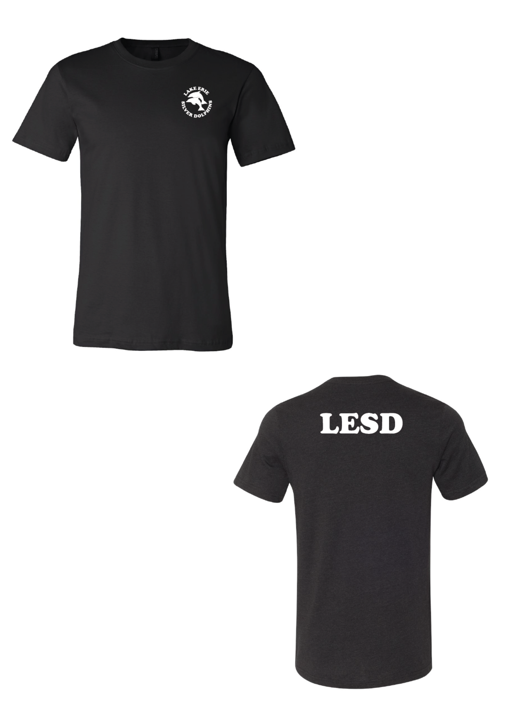 LESD T-shirt with small chest logo on front