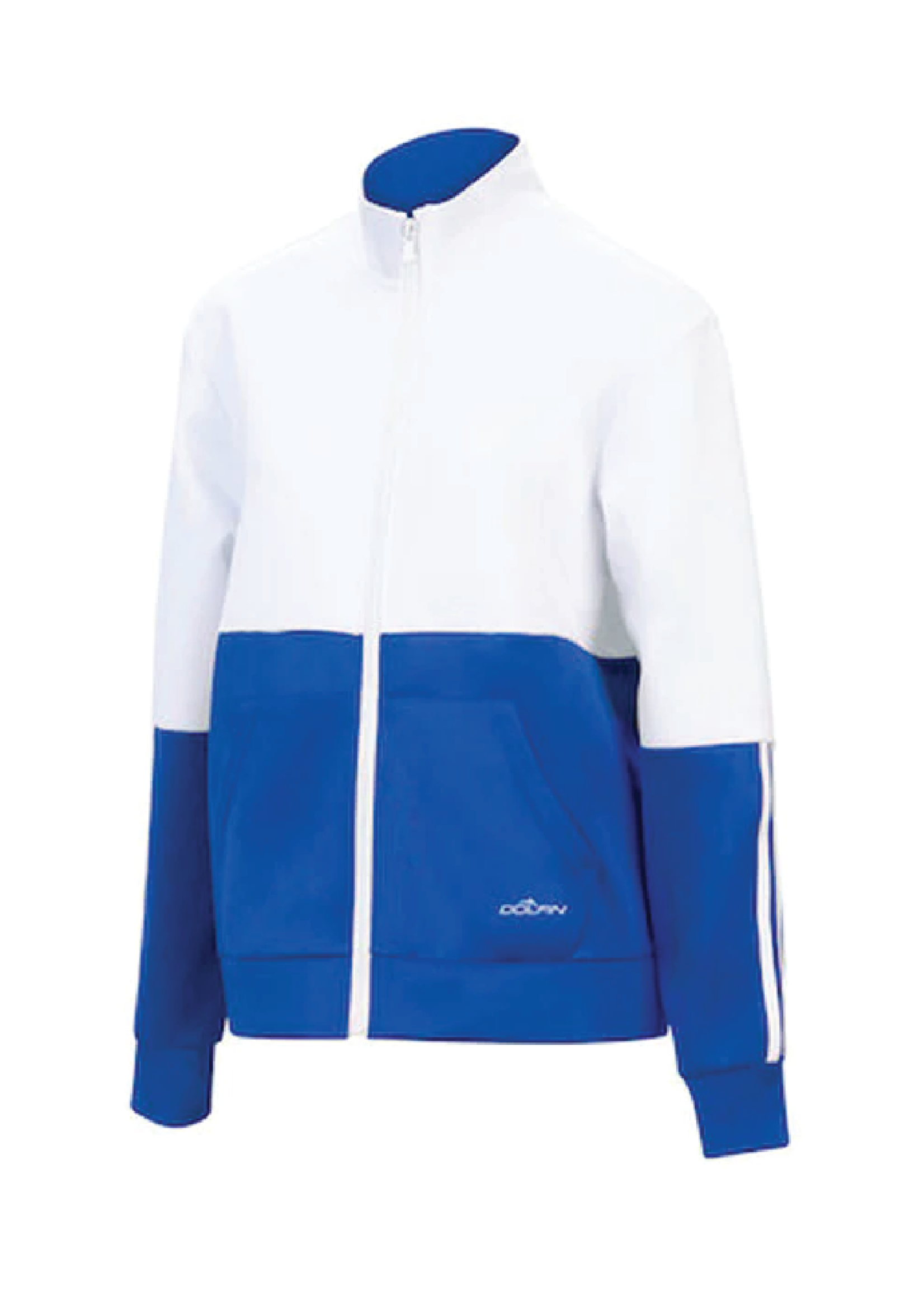 Unisex Color Block Warm Up Jacket WB3 Royal/White