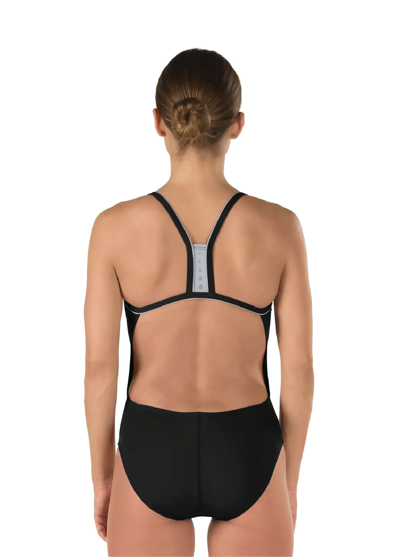 Thin Strap Training Suit 001 Black