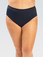 AQUASHAPE Solid High-Waisted Contemporary Brief 490 Navy