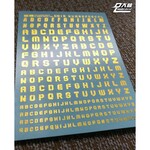 DL DL DECAL C013-CGOLD LETTERS (GOLD)
