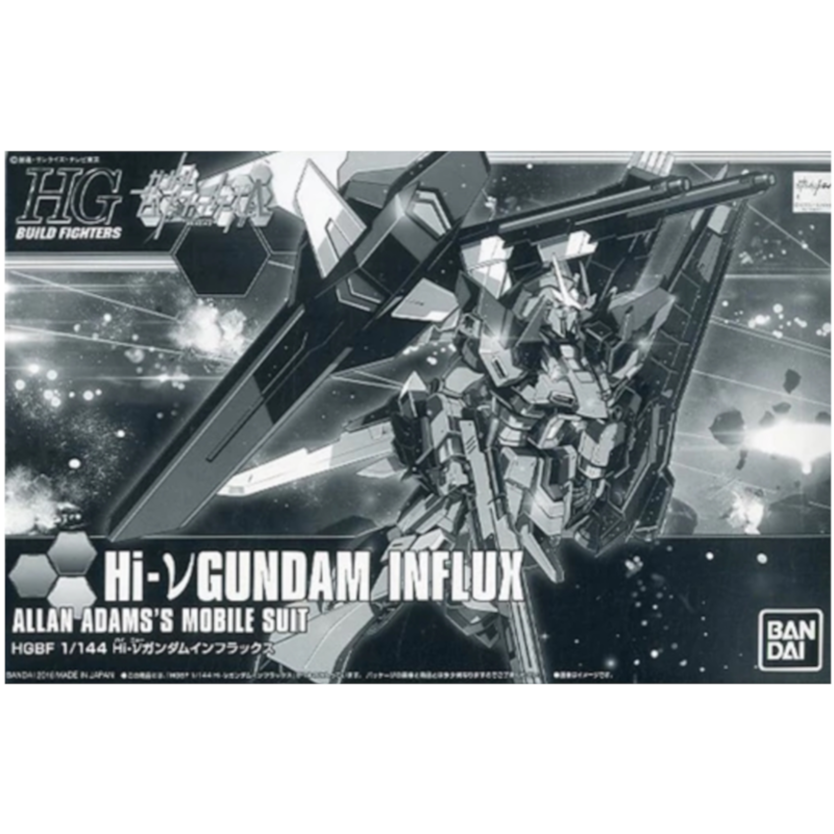 P-BANDAI P-BANDAI HG BF 1/144 HI NU GUNDAM INFLUX