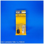 GIC GIC TDB-01 ALLOY STEEL DRILL BIT 0.8 MM