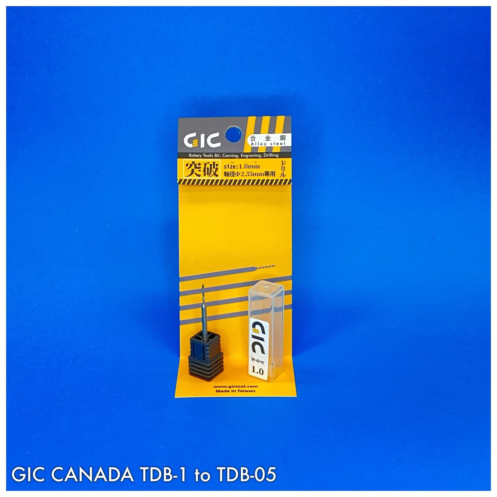 GIC GIC TDB-05 ALLOY STEEL DRILL BIT 2.0 MM