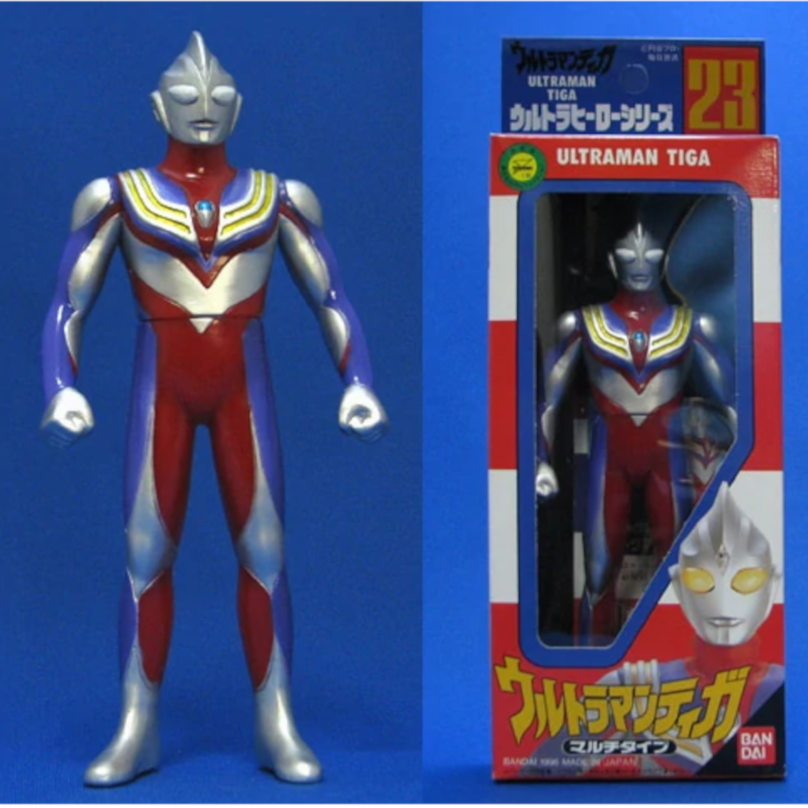 BANDAI CRANE ULTRAMAN TIGA MULTI TYPE FIGURE