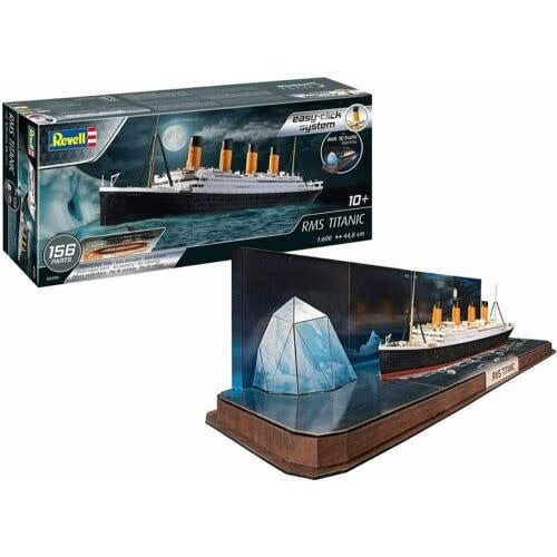 REVELL GERMANY 1/600 RMS TITANIC WITH 3D PUZZLE DIORAMA - Fire