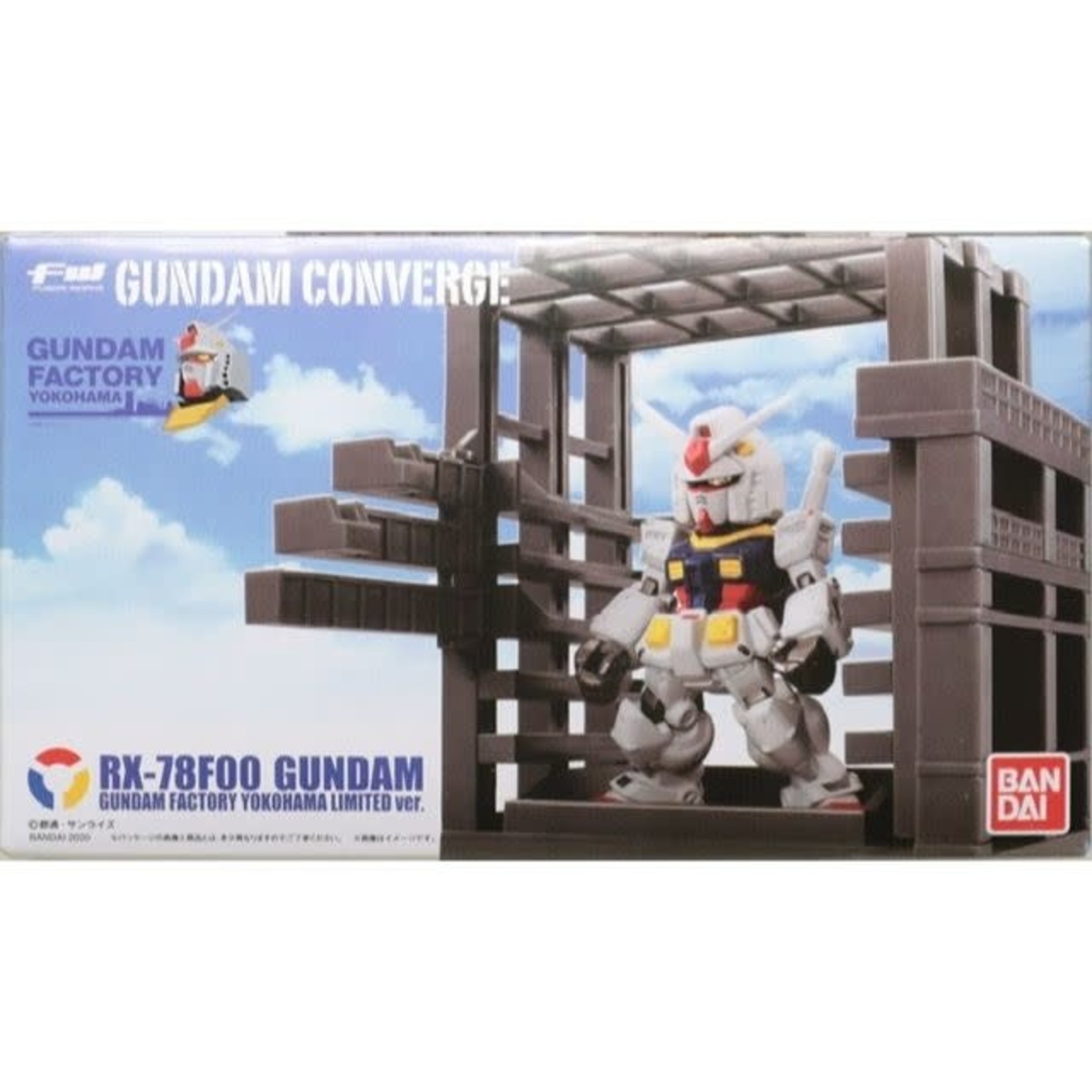 BANDAI GUNDAM CONVERGE RX-78F00 YOKOHAMA GUNDAM WITH CAGE