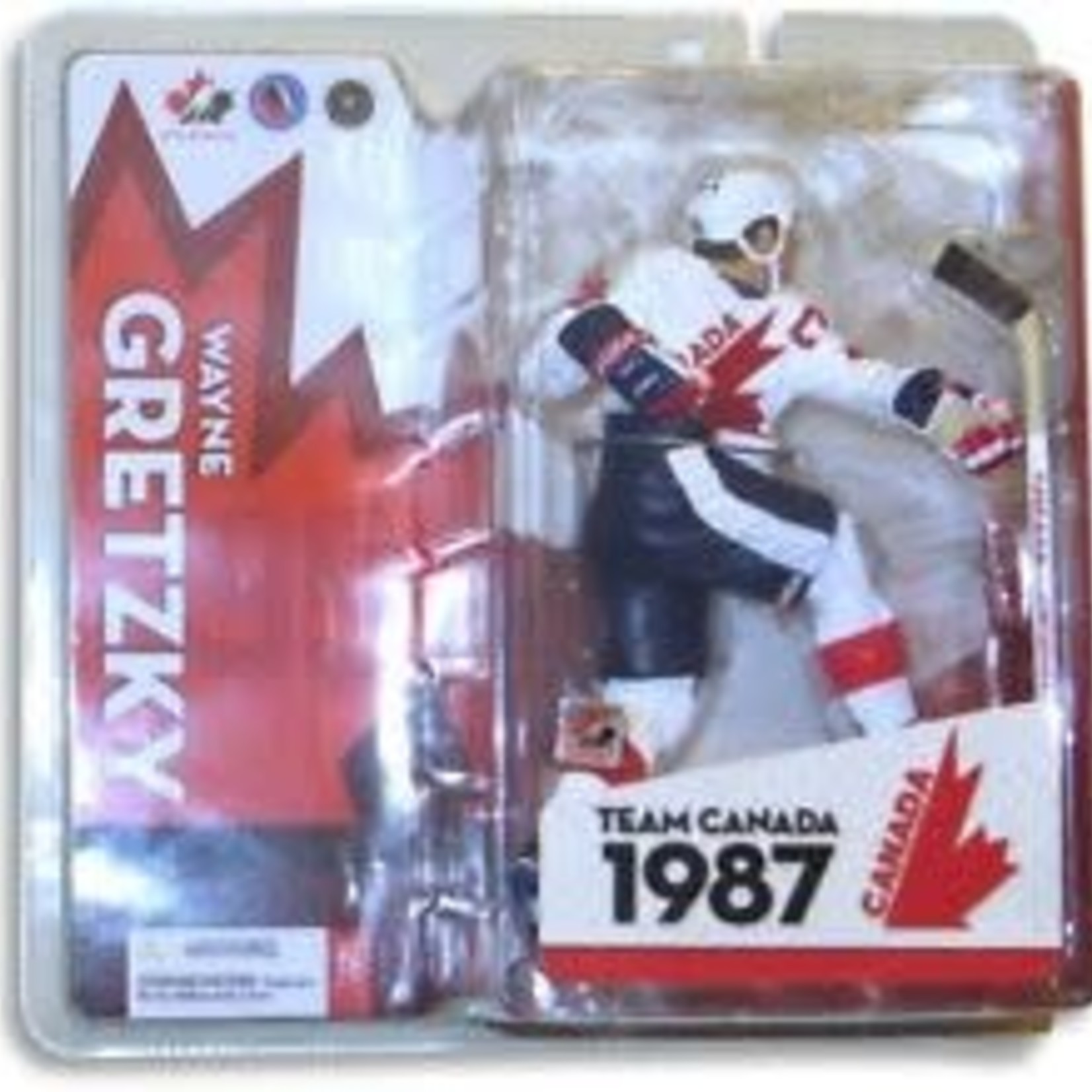 McFarlane MCFARLANE NHL CANADA 87 #99 WAYNE GRETZKY